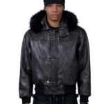 Embossed Washed Jacket d
