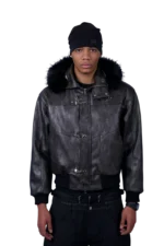 Embossed Washed Jacket d