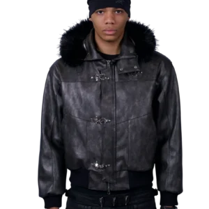 Embossed Washed Jacket d