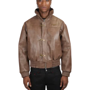 Maison52 Brown Aborned Jacket (1)