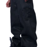 Triple Zip Waxed Denim