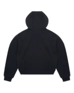 Black Double Hood Hoodie d