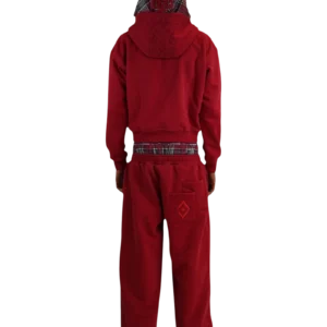 Double Hooded Zip Reds