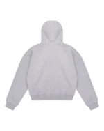 Grey Double Hood Zip Ups