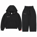 Maison52 Black Hood Tracksuit