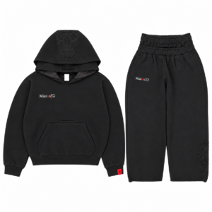 Maison52 Black Hood Tracksuit